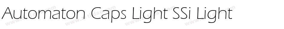 Automaton Caps Light SSi Light字体转换